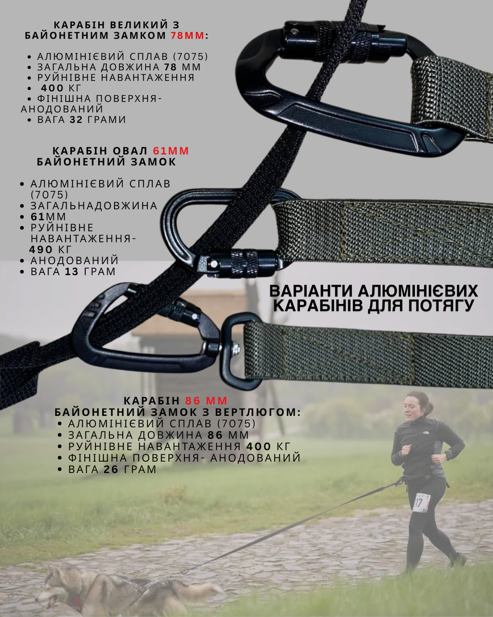 Еластичний повідець|монопотяг  для спорту та прогулянок, амортизація по всій довжині |WILL TO GO 67896563 фото