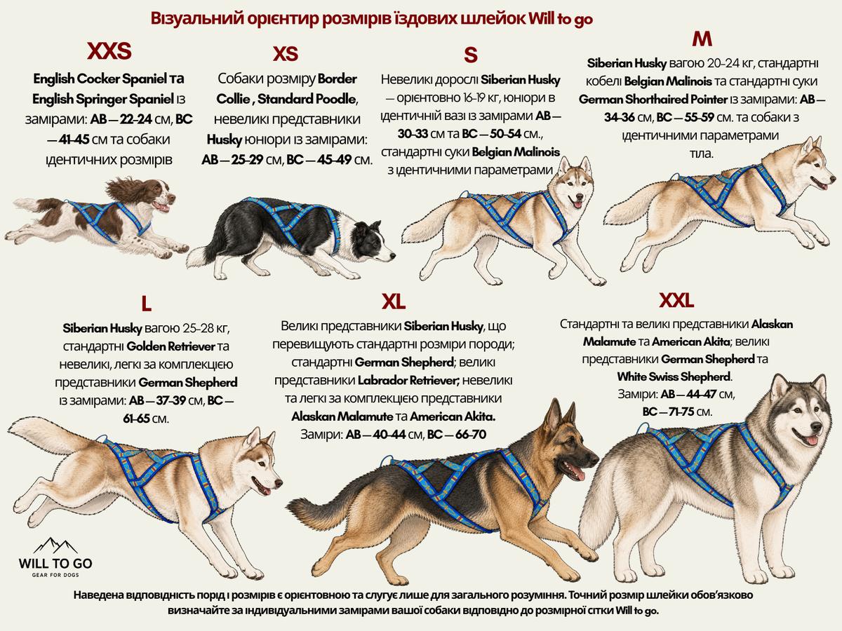 Їздова шлейка з регулюванням та індивідуальною вишивкою Wil to go 1001 фото